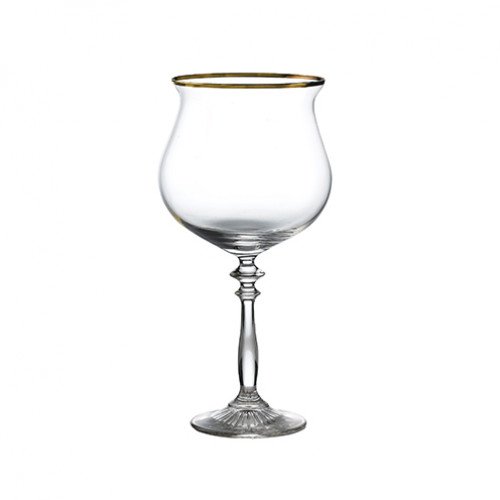 goldband2 Curved gold band gin goblet