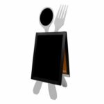 Double sided cutlery chalkboard - Image 3