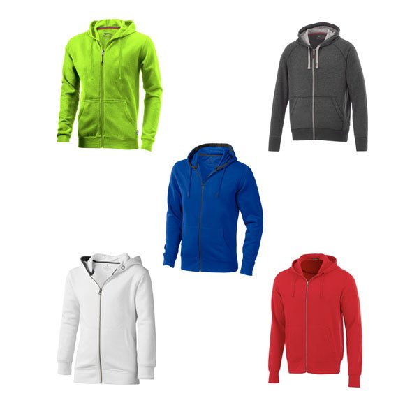 Zip through promotional hoodies