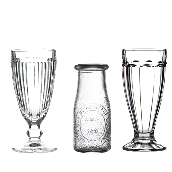 Custom Decorated Milkshake, Smoothie & Dessert Glasses