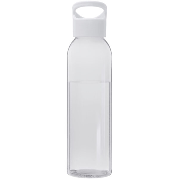 Sky 650 ml recycled plastic water bottle – White front view