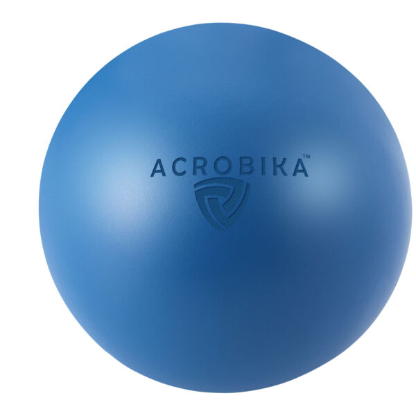 Cool round stress reliever – Blue with logo
