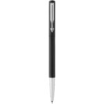 Parker Vector rollerball pen (black ink) – Solid black front view