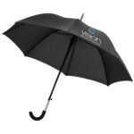 Arch 23" auto open umbrella – Solid black with logo