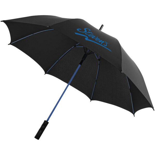 Stark 23" windproof auto open umbrella – Blue with logo