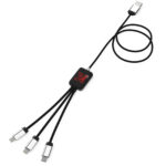 SCX.design C17 easy to use light-up cable – Red with logo