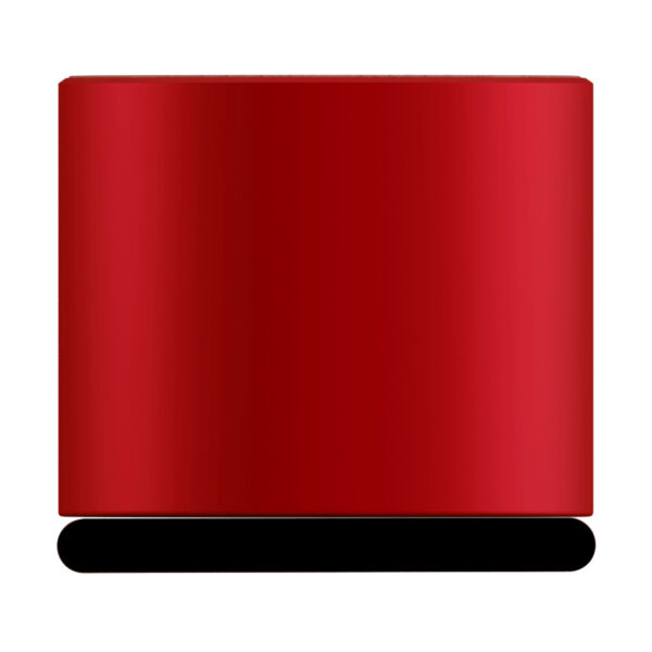SCX.design S26 light-up ring speaker – Mid red front view