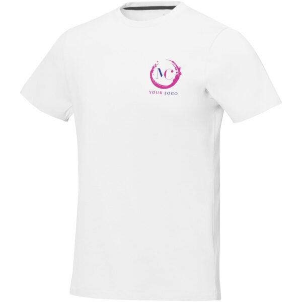 Nanaimo short sleeve men's t-shirt – White with logo