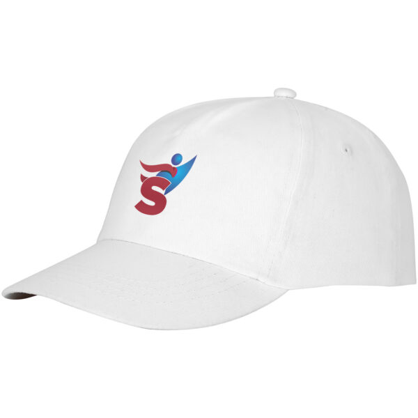 Feniks 5 panel cap – White with logo