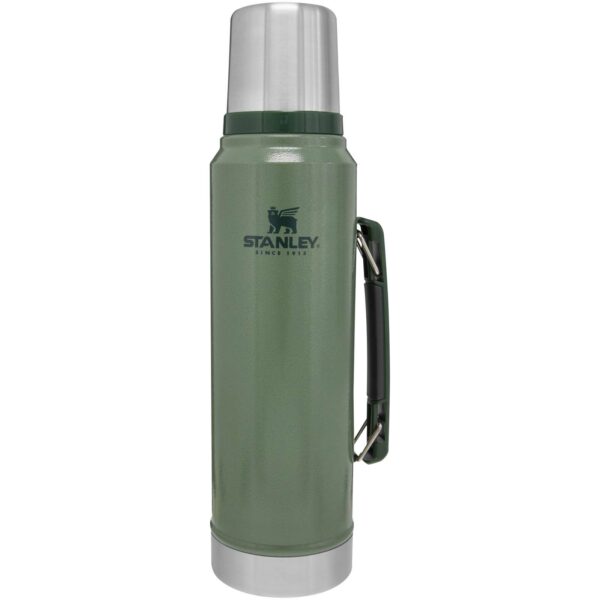 Stanley Classic 1000 ml bottle – Forest green front view