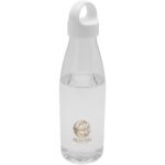 Bergen 800 ml recycled plastic water bottle – Transparent clear with logo