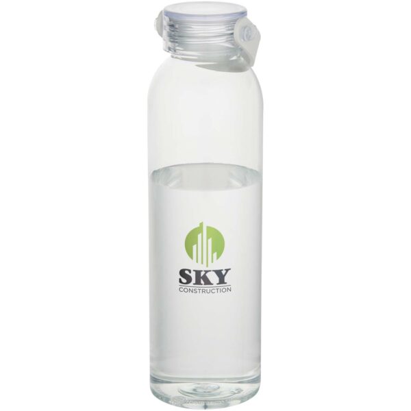 Alti 630 ml RCS recycled plastic water bottle – Transparent clear with logo