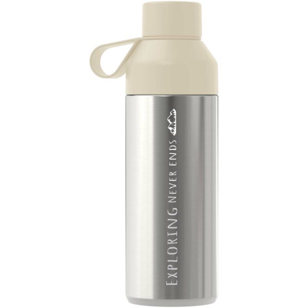 Ocean Bottle Lite 620 ml water bottle – Sandstone with logo