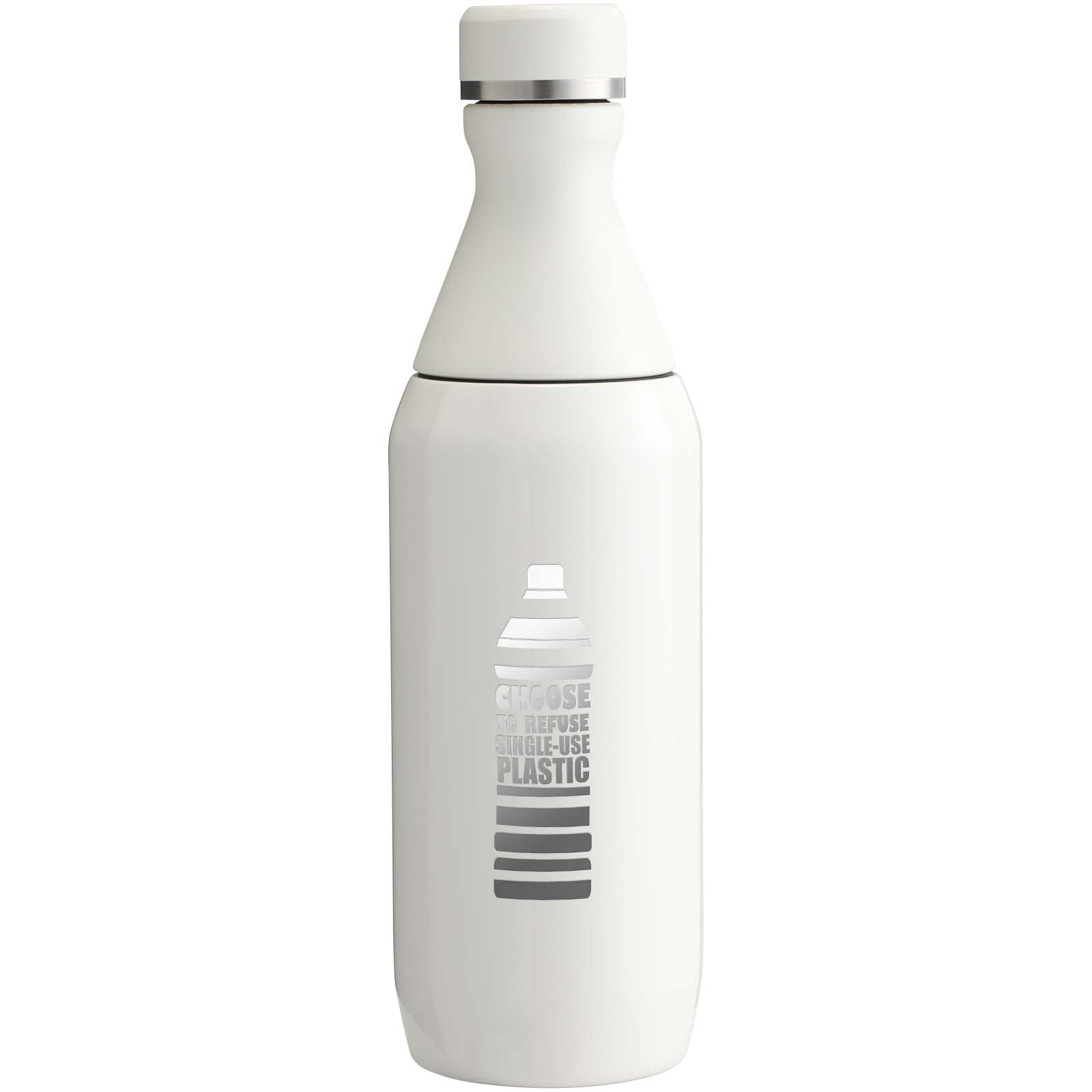 Stanley All Day Slim 350 ml water bottle – Cream with logo Stanley All Day Slim 350 ml water bottle – Cream with logo