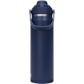 Camelbak® Thrive Chug VSS 750 ml stainless steel water bottle with flip cap – Navy front view