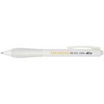 Lorena RABS ballpoint pen (black ink) – Transparent white with logo