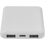 Asama 5000 mAh Type-C recycled plastic power bank – White extra view