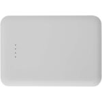 Asama 5000 mAh Type-C recycled plastic power bank – White front view