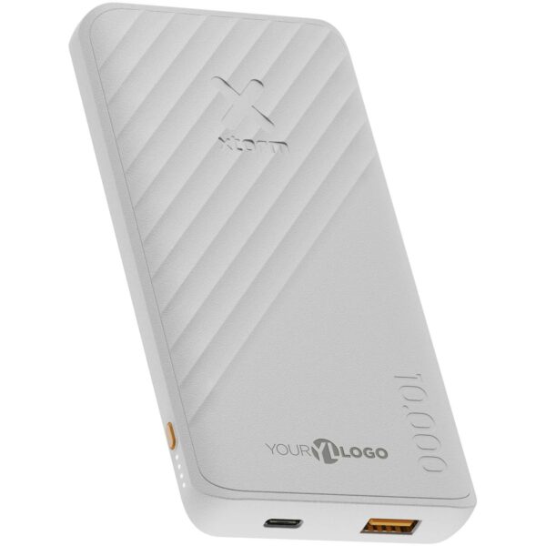 Xtorm XG210 Go2 15W 10.000 mAh fast charge power bank – White with logo