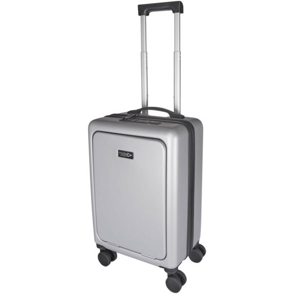 Rover Pro 20" GRS recycled cabin trolley 40L – Silver with logo