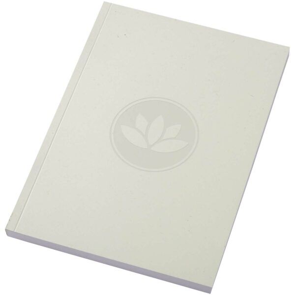 Novella Austen A5 recycled soft cover notebook - 100 sheets – Ivory white with logo