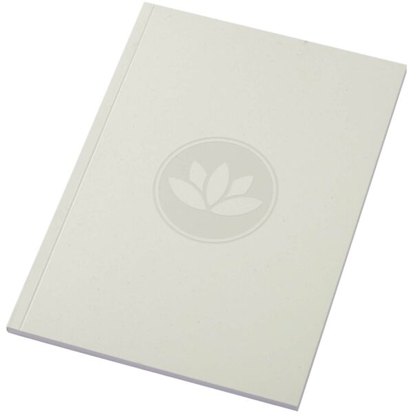 Novella Austen A5 recycled soft cover notebook - 50 sheets – Ivory white with logo