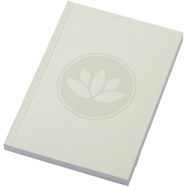 Novella Austen A6 recycled soft cover notebook - 100 sheets – Ivory white with logo