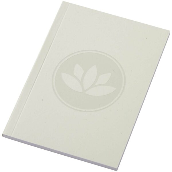 Novella Austen A6 recycled soft cover notebook - 50 sheets – Ivory white with logo