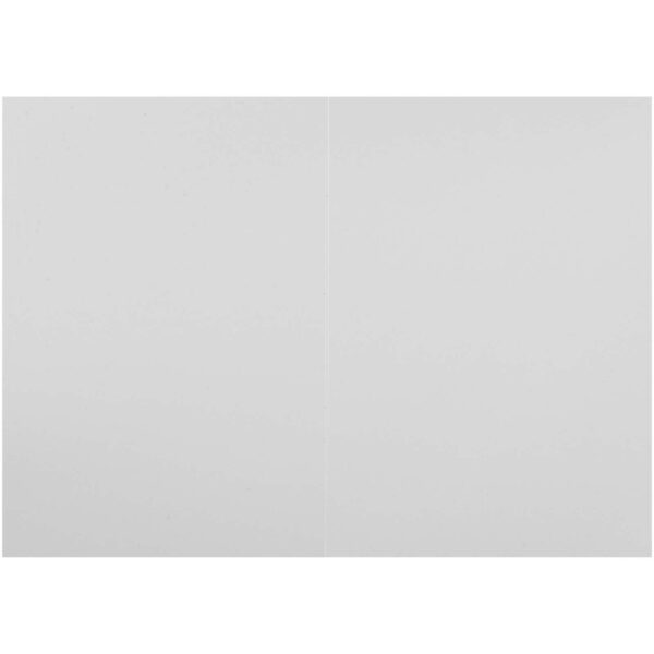 Herald A6 greeting card – White front view