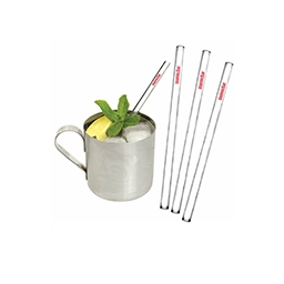 Glass Straws with Custom Logo